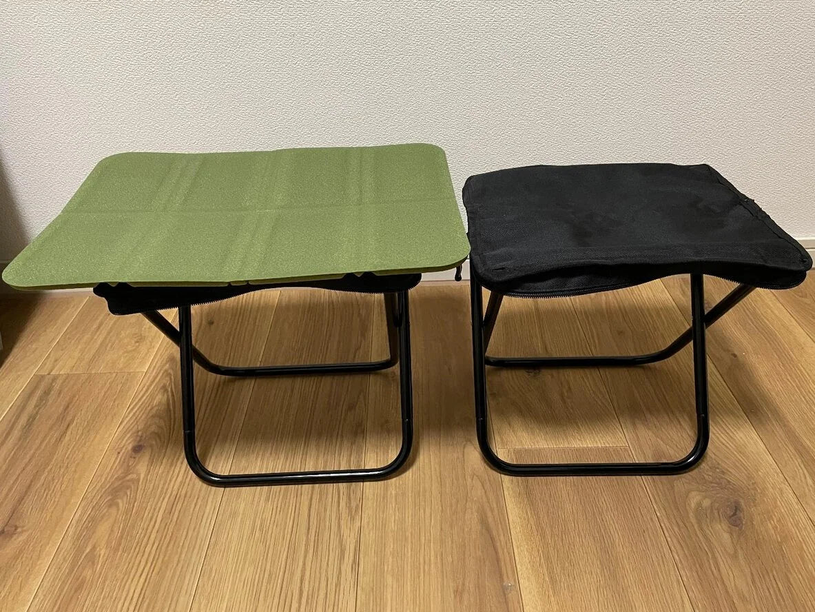 ホームセンターで販売されている折りたたみ椅子